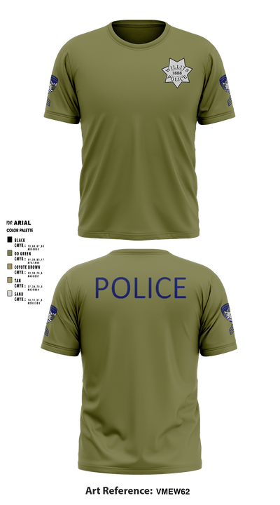 Willits Little Lake JRTF 70658416 Short Sleeve Performance Shirt - 7