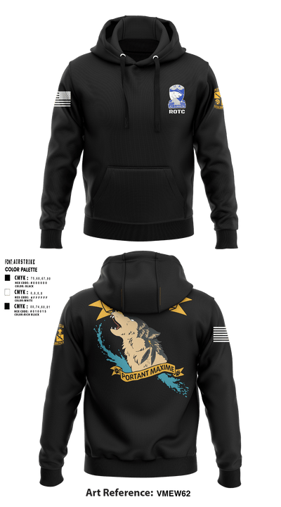 ARMY ROTC 64769249 Hoodie - 1