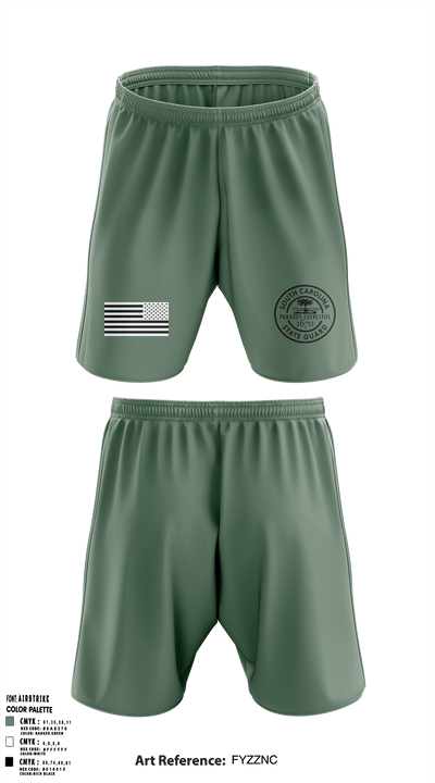 South Carolina State Guard 67898455 Athletic Shorts With Pockets - 2