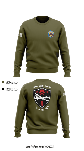 Crew Neck Sweatshirt, , Army, Teamtime, Team time, sublimation, custom sports apparel, team uniforms, spirit wear, spiritwear, sports uniforms, custom shirts, team store, custom team store, fundraiser sports, apparel fundraiser