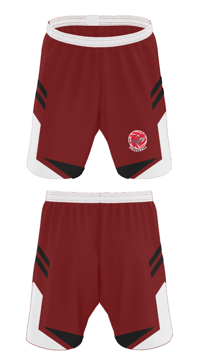 Warrenton R-3 High School Volleyball 68386387 Athletic Shorts With Pockets - 17