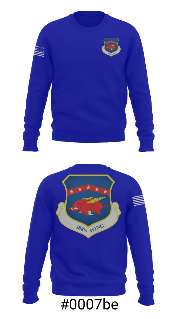 Crew Neck Sweatshirt, , Air Force, Teamtime, Team time, sublimation, custom sports apparel, team uniforms, spirit wear, spiritwear, sports uniforms, custom shirts, team store, custom team store, fundraiser sports, apparel fundraiser
