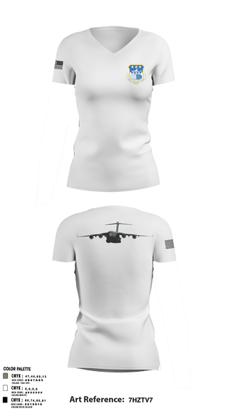Women's Short Sleeve Vneck Shirt, , Air Force, Teamtime, Team time, sublimation, custom sports apparel, team uniforms, spirit wear, spiritwear, sports uniforms, custom shirts, team store, custom team store, fundraiser sports, apparel fundraiser