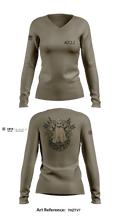 4732 18067014 Women's Long Sleeve V-neck Shirt - 3