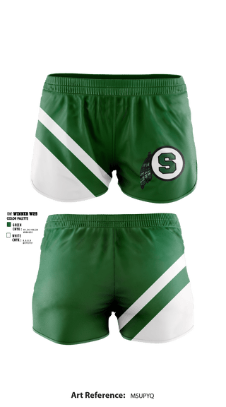 Women's Shorts, Schuyler Central High School Cheer, Cheer, Teamtime, Team time, sublimation, custom sports apparel, team uniforms, spirit wear, spiritwear, sports uniforms, custom shirts, team store, custom team store, fundraiser sports, apparel fundraiser