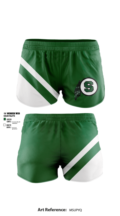 Schuyler Central High School Cheer 82314390 Women's Shorts - 1
