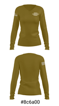 1083rd Transportation Company 97595581 Women's Long Sleeve V-neck Shirt - 37
