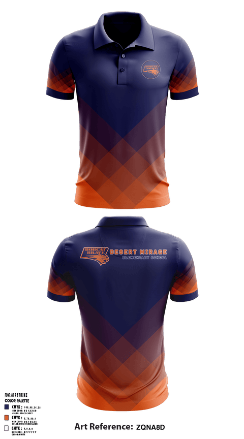 Short Sleeve Performance Polo, Desert Mirage Elementary School, Spirit Store, Teamtime, Team time, sublimation, custom sports apparel, team uniforms, spirit wear, spiritwear, sports uniforms, custom shirts, team store, custom team store, fundraiser sports, apparel fundraiser