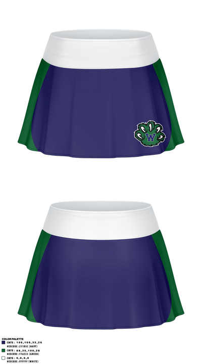 Woodgrove High School Cheer 34259448 Skort - 1