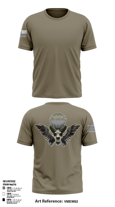 HHC Mortars, 2-505 PIR 68912099 Short Sleeve Performance Shirt - 41