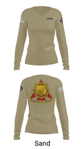 WVARNG Surface Maintenance Management Office 36945793 Women's Long Sleeve V-neck Shirt - 41