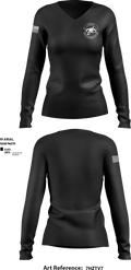 284 ASOS 94603081 Women's Long Sleeve V-neck Shirt - 2