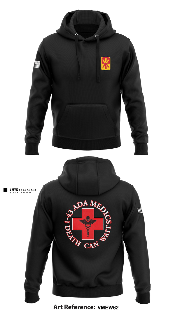 Hoodie, Medics, 1-43 ADA, Army, Teamtime, Team time, sublimation, custom sports apparel, team uniforms, spirit wear, spiritwear, sports uniforms, custom shirts, team store, custom team store, fundraiser sports, apparel fundraiser