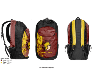 Gear Bag, Baker High School Basketball, Women's Basketball, Teamtime, Team time, sublimation, custom sports apparel, team uniforms, spirit wear, spiritwear, sports uniforms, custom shirts, team store, custom team store, fundraiser sports, apparel fundraiser