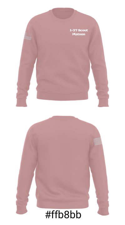 1-37 Scout Platoon 26668107 Crew Neck Sweatshirt - 2