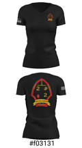 2nd battalion 2nd marines 57428370 Women's Short Sleeve V-neck Shirt - 19