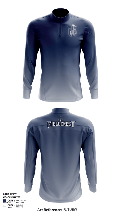 Fieldcrest High School 93620779 Quarter Zip Jacket - 3