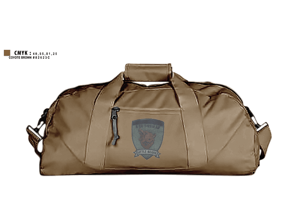 Duffle Bag, A Co. 1-25 AB, Army, Teamtime, Team time, sublimation, custom sports apparel, team uniforms, spirit wear, spiritwear, sports uniforms, custom shirts, team store, custom team store, fundraiser sports, apparel fundraiser