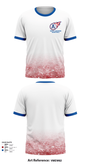 Short Sleeve Performance Shirt, North Asheboro Middle School Basketball, Men's Basketball, Teamtime, Team time, sublimation, custom sports apparel, team uniforms, spirit wear, spiritwear, sports uniforms, custom shirts, team store, custom team store, fundraiser sports, apparel fundraiser