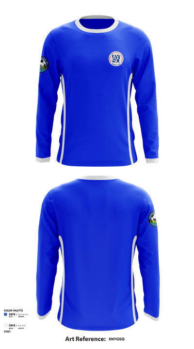 AYSO Region 183 - Peterson Park 5051862 Long Sleeve Performance Shirt - 1