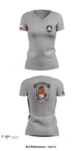 767 EOD 32922414 Women's Short Sleeve V-neck Shirt - 2