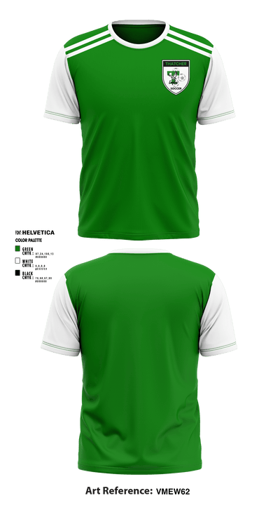 Thatcher High School Soccer 81809705 Short Sleeve Performance Shirt - 1