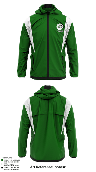 Concord High School Track 53059740 Windbreaker - 2