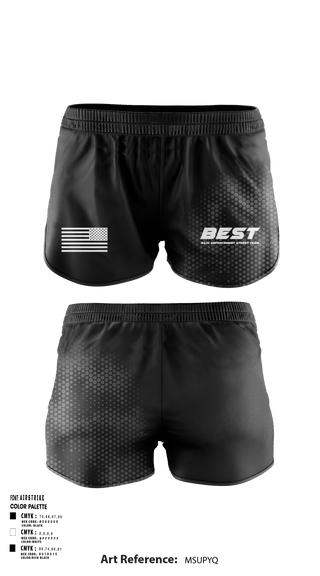 Women's Shorts, BEST (bail enforcement street team) fugitive apprehension and security, , Teamtime, Team time, sublimation, custom sports apparel, team uniforms, spirit wear, spiritwear, sports uniforms, custom shirts, team store, custom team store, fundraiser sports, apparel fundraiser