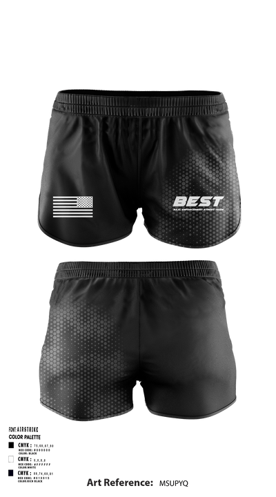 BEST (bail enforcement street team) fugitive apprehension and security 72082923 Women's Shorts - 2