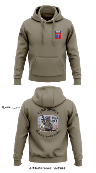 Hoodie, 82nd, Army, Teamtime, Team time, sublimation, custom sports apparel, team uniforms, spirit wear, spiritwear, sports uniforms, custom shirts, team store, custom team store, fundraiser sports, apparel fundraiser