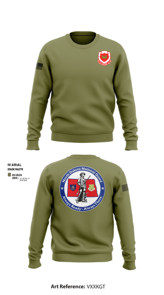 Crew Neck Sweatshirt, , National Guard, Teamtime, Team time, sublimation, custom sports apparel, team uniforms, spirit wear, spiritwear, sports uniforms, custom shirts, team store, custom team store, fundraiser sports, apparel fundraiser
