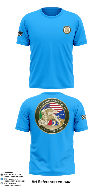 Vicenza Field Office 4611375 Short Sleeve Performance Shirt - 2