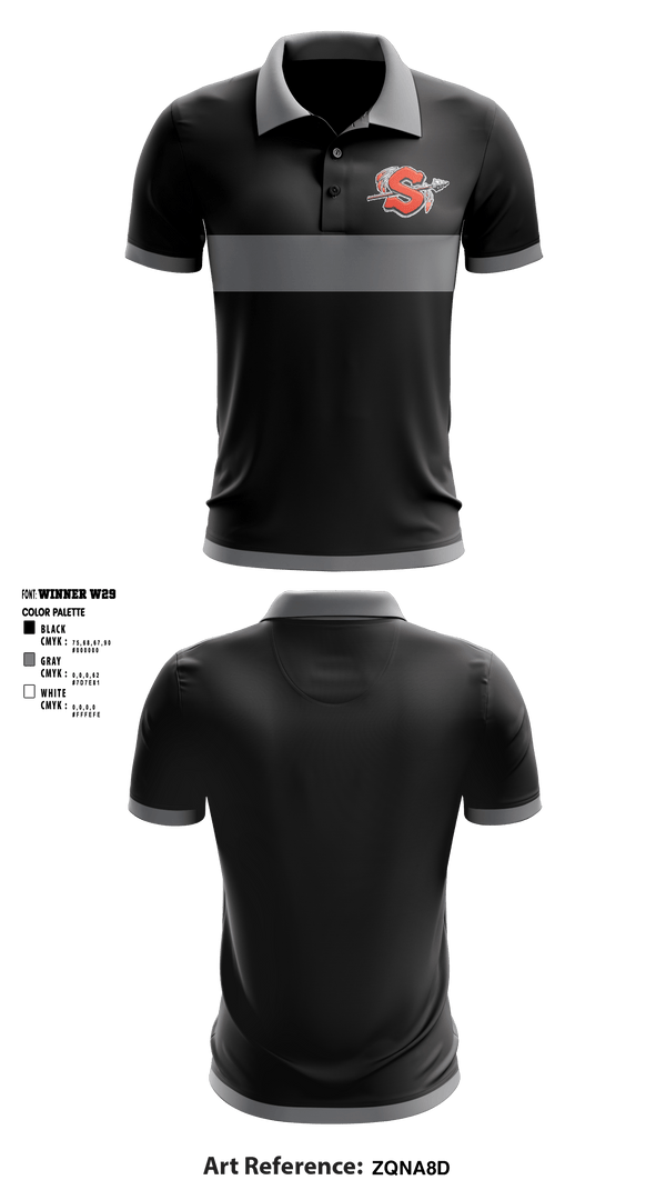 Short Sleeve Performance Polo, Sandwich High School, Spirit Store, Teamtime, Team time, sublimation, custom sports apparel, team uniforms, spirit wear, spiritwear, sports uniforms, custom shirts, team store, custom team store, fundraiser sports, apparel fundraiser