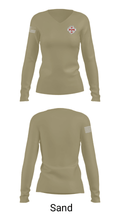 Ghost Med 32918905 Women's Long Sleeve V-neck Shirt - 40