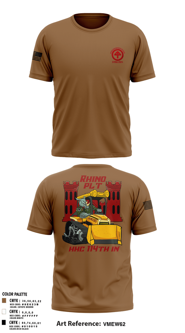 Short Sleeve Performance Shirt, HHC 1-114 Infantry Brigade, , Teamtime, Team time, sublimation, custom sports apparel, team uniforms, spirit wear, spiritwear, sports uniforms, custom shirts, team store, custom team store, fundraiser sports, apparel fundraiser