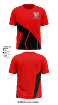 Los Banos Wildcats 9180507 Short Sleeve Performance Shirt - 2