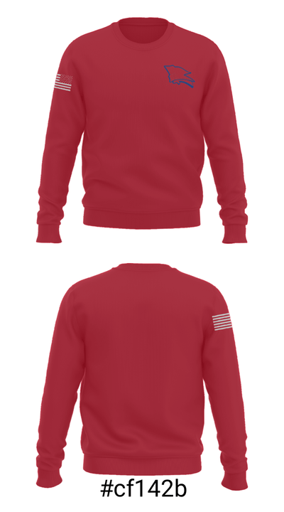 Pender High School Basketball 94245008 Crew Neck Sweatshirt - 16