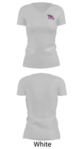 Pender High School Basketball 94245008 Women's Short Sleeve V-neck Shirt - 7