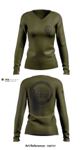 Anderson County Sheriff's Office - EOD 54857541 Women's Long Sleeve V-neck Shirt - 1