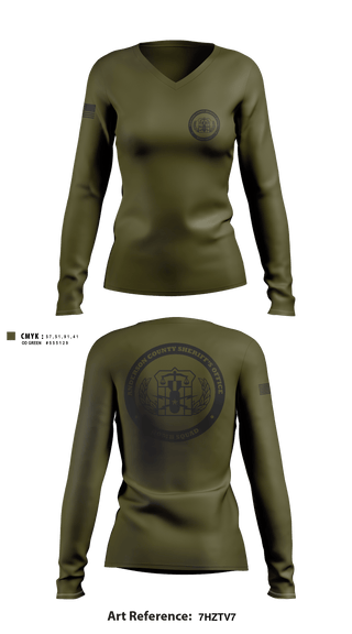 Women's Long Sleeve Vneck Shirt, , Police, Teamtime, Team time, sublimation, custom sports apparel, team uniforms, spirit wear, spiritwear, sports uniforms, custom shirts, team store, custom team store, fundraiser sports, apparel fundraiser