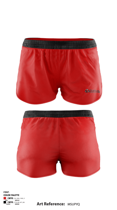 East Valley High School 74711750 Women's Shorts - 1