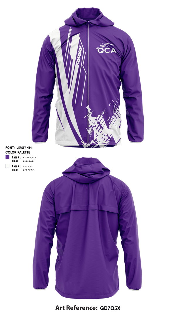 Windbreaker, QCA, Women's Volleyball, Teamtime, Team time, sublimation, custom sports apparel, team uniforms, spirit wear, spiritwear, sports uniforms, custom shirts, team store, custom team store, fundraiser sports, apparel fundraiser