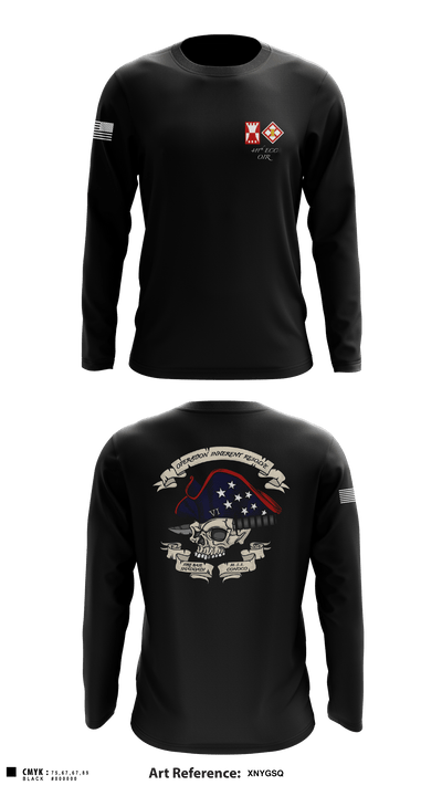 411th Eng. Co 17055949 Long Sleeve Performance Shirt - 1
