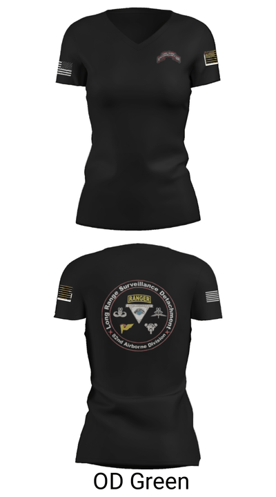 82nd LRSD 20320535 Women's Short Sleeve V-neck Shirt - 22