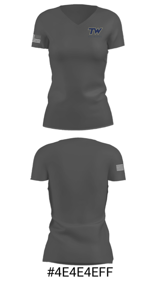 Women's Short Sleeve Vneck Shirt, Tri-West Middle School Volleyball, Men's Volleyball, Teamtime, Team time, sublimation, custom sports apparel, team uniforms, spirit wear, spiritwear, sports uniforms, custom shirts, team store, custom team store, fundraiser sports, apparel fundraiser