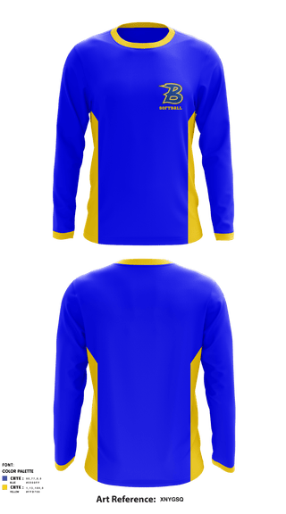 Long Sleeve Performance Shirt, Bonduel Youth Softball League, Softball, Teamtime, Team time, sublimation, custom sports apparel, team uniforms, spirit wear, spiritwear, sports uniforms, custom shirts, team store, custom team store, fundraiser sports, apparel fundraiser