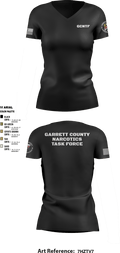 GCNTF 76006174 Women's Short Sleeve V-neck Shirt - 5