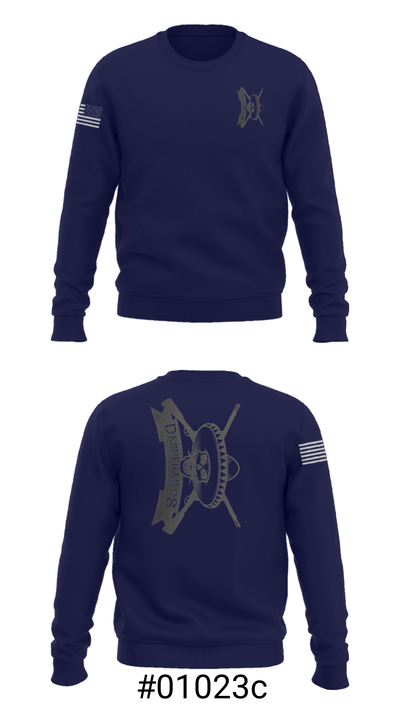 Delta Company 1-200INF BN 51320314 Crew Neck Sweatshirt - 7