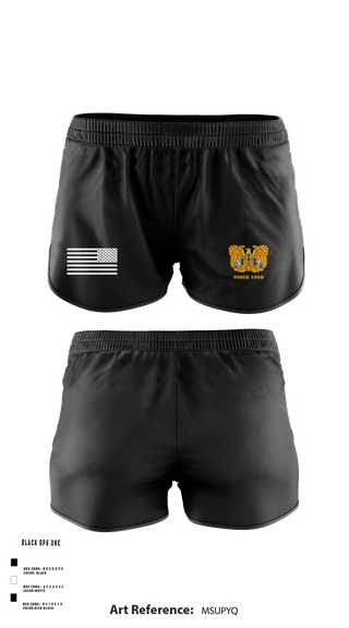 Women's Shorts, U11Warrant Officers, Army, Teamtime, Team time, sublimation, custom sports apparel, team uniforms, spirit wear, spiritwear, sports uniforms, custom shirts, team store, custom team store, fundraiser sports, apparel fundraiser