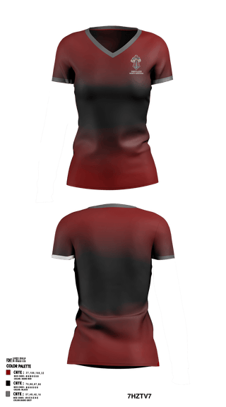 Women's Short Sleeve Vneck Shirt, Portland High School Basketball, Women's Basketball, Teamtime, Team time, sublimation, custom sports apparel, team uniforms, spirit wear, spiritwear, sports uniforms, custom shirts, team store, custom team store, fundraiser sports, apparel fundraiser